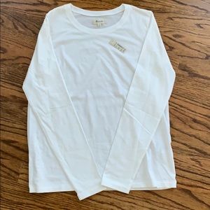 Madewell Long Sleeve White Shirt